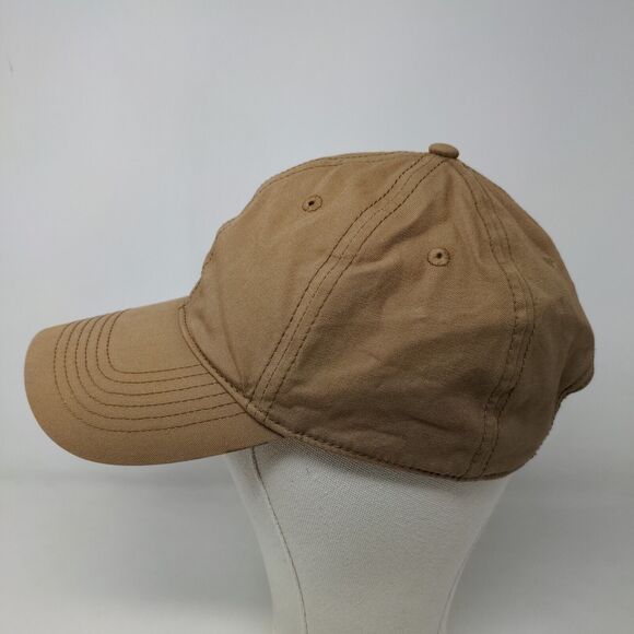Brandy Melville Women's Slideback Hat Tan Size OS Blank 100% Cotton - Picture 3 of 7